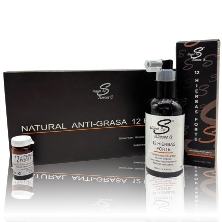 12 Herbs Forte Signed by Simone G. Seborrhea and Grease dandruff Treatment
