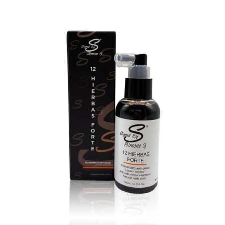 12 Herbs Forte Signed by Simone G. Seborrhea and Grease dandruff Treatment
