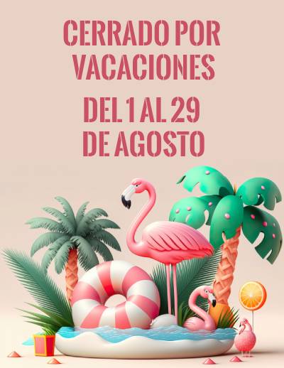 Cerrado por vacaciones