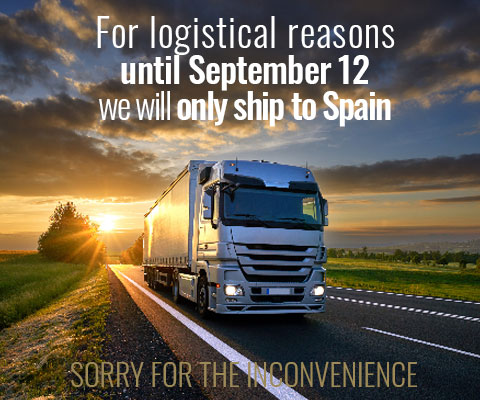 Until september 12th we will only ship to Spain